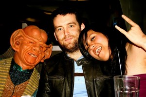 Patrick and I with the Ferengi