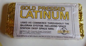 Star Trek Gold pressed Latinum.